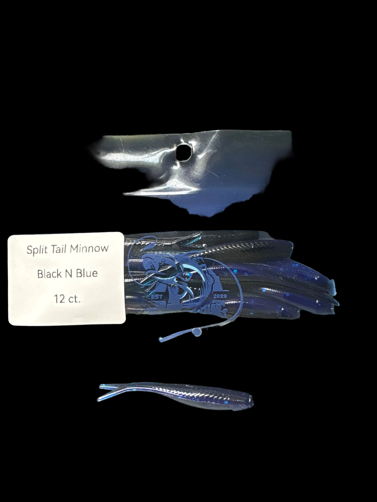 Split Tail Minnow - Black N Blue